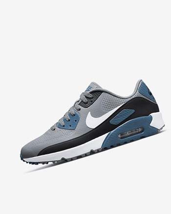 Nike Air Max 90 G Golfschoenen Dames Grijs Zwart Wit | NL_3230