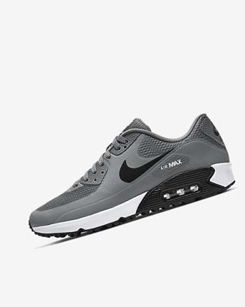 Nike Air Max 90 G Golfschoenen Heren Grijs Wit Zwart | NL_5524