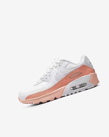 Nike Air Max 90 LTR SE Vrijetijdsschoenen Jongens Wit Licht | NL_4886