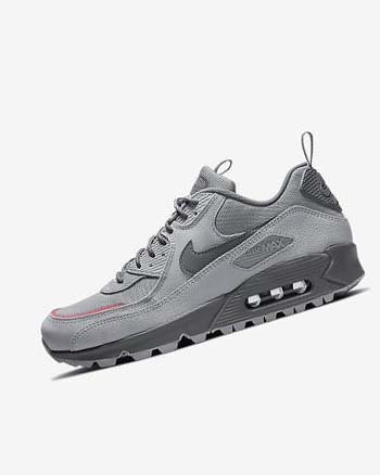 Nike Air Max 90 Surplus Sneakers Heren Grijs Roze Lichtblauw Grijs | NL_2401