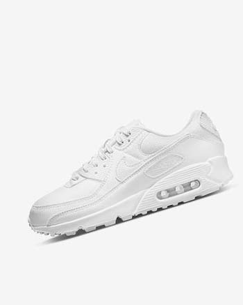 Nike Air Max 90 Vrijetijdsschoenen Dames Wit Wit Wit | NL_2963