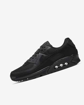 Nike Air Max 90 Vrijetijdsschoenen Heren Zwart Zwart Zwart Zwart | NL_3152