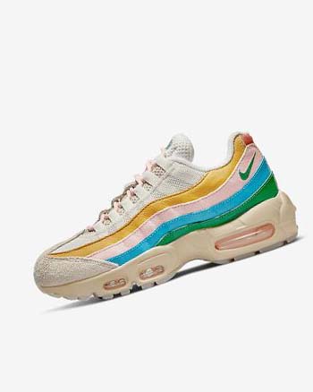 Nike Air Max 95 Vrijetijdsschoenen Dames Beige Gekleurd | NL_4783