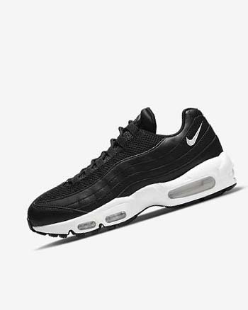 Nike Air Max 95 Vrijetijdsschoenen Dames Zwart Wit | NL_5211