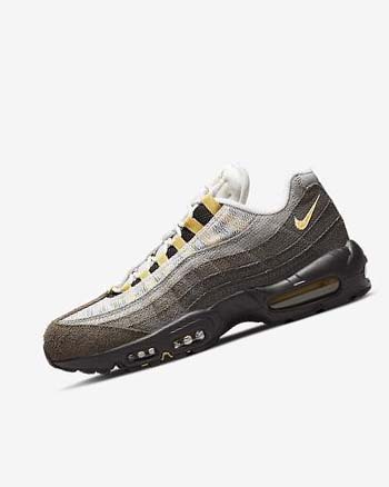 Nike Air Max 95 Vrijetijdsschoenen Heren Grijs Olijfgroen Grijs | NL_2435