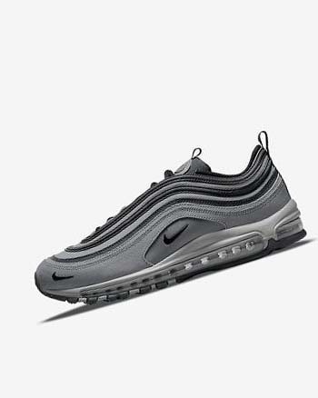 Nike Air Max 97 Vrijetijdsschoenen Heren Grijs Donkergrijs Grijs Zwart | NL_4504