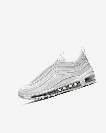 Nike Air Max 97 Vrijetijdsschoenen Meisjes Wit Metal Zilver Wit | NL_5289