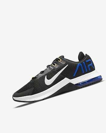 Nike Air Max Alpha Trainer 4 Training schoenen Heren Zwart Blauw Oranje Grijs | NL_2915