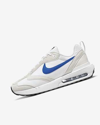 Nike Air Max Dawn Sneakers Heren Wit Lichtbeige Zwart Koningsblauw | NL_5517