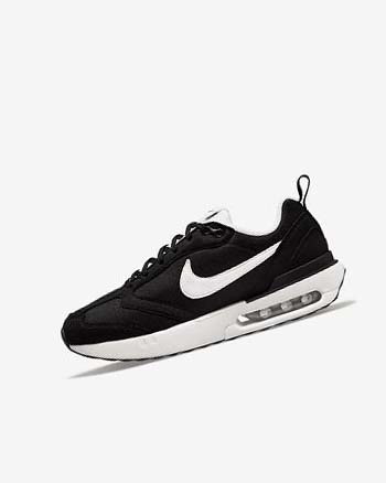 Nike Air Max Dawn Sneakers Meisjes Zwart Metal Zilver Oranje Wit | NL_5335