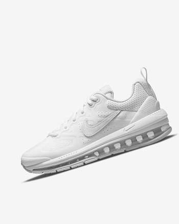 Nike Air Max Genome Vrijetijdsschoenen Dames Wit Platina Wit | NL_2547