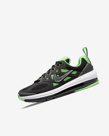Nike Air Max Genome Vrijetijdsschoenen Jongens Zwart Grijs Groen | NL_2429