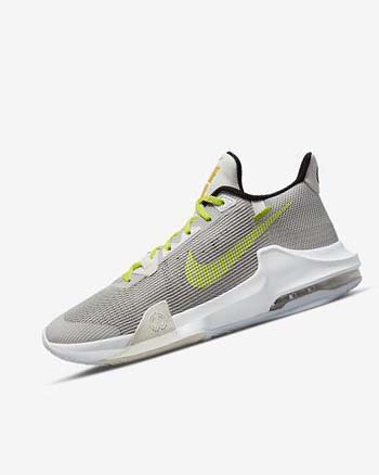 Nike Air Max Impact 3 Basketbalschoenen Heren Grijs Groen | NL_4609
