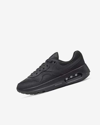 Nike Air Max Motif Schoenen Meisjes Zwart Donkergrijs Zwart | NL_3003