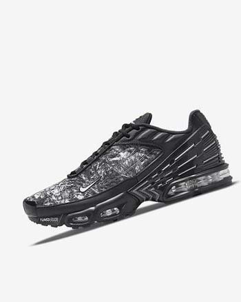 Nike Air Max Plus 3 Sneakers Heren Zwart Zwart Donkergrijs Wit | NL_4745