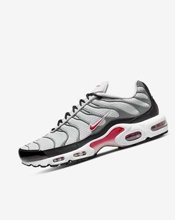 Nike Air Max Plus Sneakers Heren Grijs Zwart Rood | NL_2832