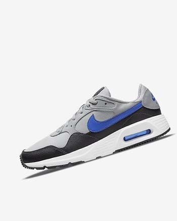 Nike Air Max SC Sneakers Heren Lichtgrijs Donkergrijs Wit Koningsblauw | NL_5463