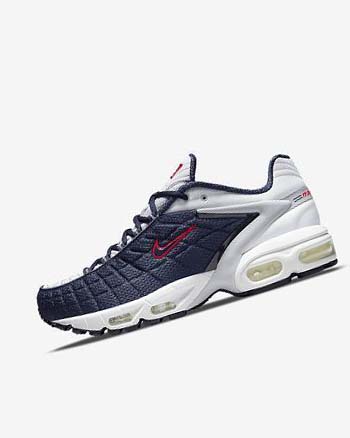 Nike Air Max Tailwind V SP Vrijetijdsschoenen Heren Donkerblauw Platina Wit Rood | NL_4538