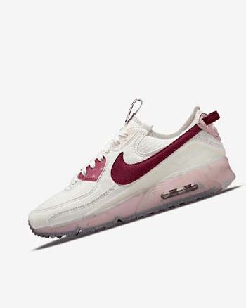 Nike Air Max Terrascape 90 Sneakers Dames Wit Roze Bordeaux | NL_5548