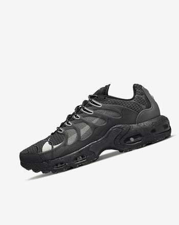 Nike Air Max Terrascape Plus Vrijetijdsschoenen Heren Zwart Donkergrijs Donkergrijs Lichtgroen | NL_1118