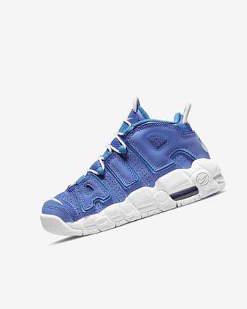 Nike Air More Uptempo Basketbalschoenen Jongens Blauw Blauw Wit | NL_2515