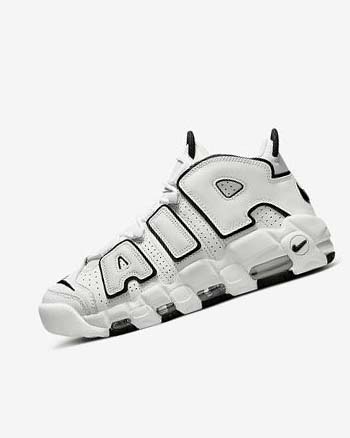 Nike Air More Uptempo Sneakers Dames Wit Zwart | NL_4795
