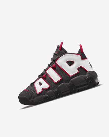 Nike Air More Uptempo Sneakers Meisjes Grijs Zwart Rood Wit | NL_1138