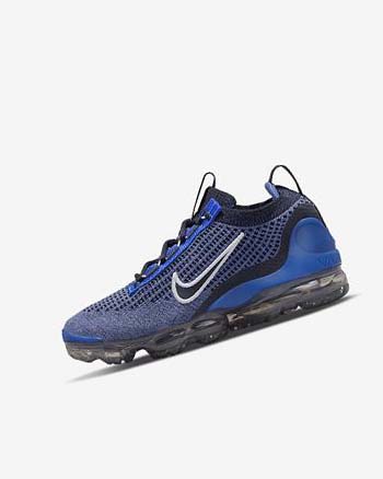 Nike Air VaporMax 2021 FK Sneakers Meisjes Koningsblauw Wit Donkergrijs Zwart | NL_2798