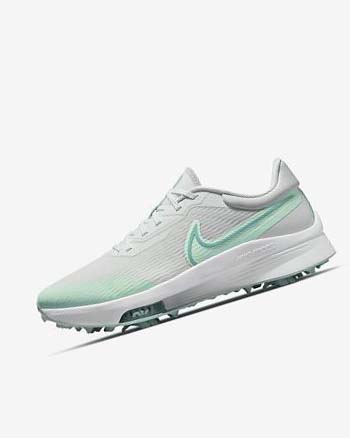Nike Air Zoom Infinity Tour NEXT% Golfschoenen Heren Wit Mintgroen Platina Turquoise | NL_2818