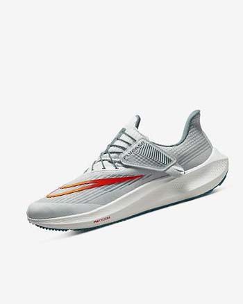 Nike Air Zoom Pegasus 39 FlyEase Hardloopschoenen Heren Platina Oranje | NL_3253