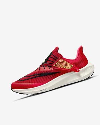 Nike Air Zoom Pegasus 39 FlyEase Hardloopschoenen Heren Rood Donkergrijs Zwart | NL_5307