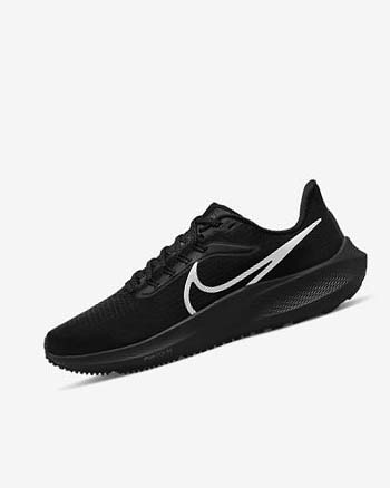 Nike Air Zoom Pegasus 39 Hardloopschoenen Dames Zwart Zwart Zilver Zwart | NL_2350