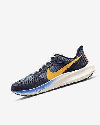 Nike Air Zoom Pegasus 39 Premium Hardloopschoenen Heren Blauw Donkerobsidian | NL_4684
