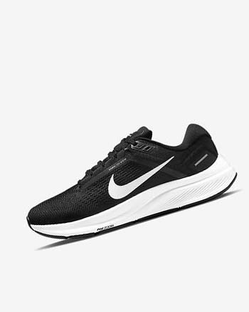 Nike Air Zoom Structure 24 Hardloopschoenen Dames Zwart Wit | NL_1198