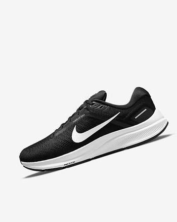 Nike Air Zoom Structure 24 Hardloopschoenen Heren Zwart Wit | NL_2454