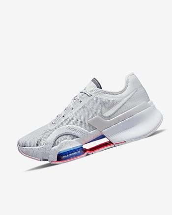 Nike Air Zoom SuperRep 3 Training schoenen Dames Platina Grijs Blauw Metal Zilver | NL_2624