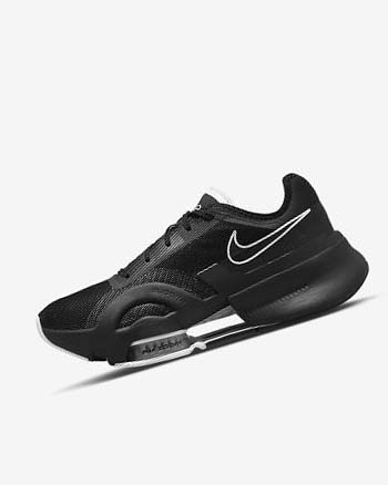 Nike Air Zoom SuperRep 3 Training schoenen Dames Zwart Zwart Donkergrijs Wit | NL_2689