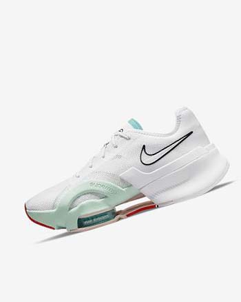 Nike Air Zoom SuperRep 3 Training schoenen Dames Wit Turquoise Groen Zwart | NL_4953