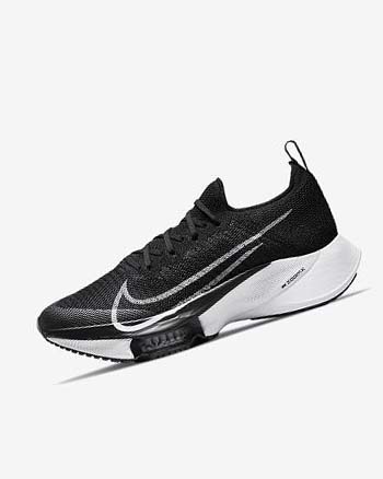 Nike Air Zoom Tempo NEXT% Hardloopschoenen Dames Zwart Donkergrijs Platina Wit | NL_4580
