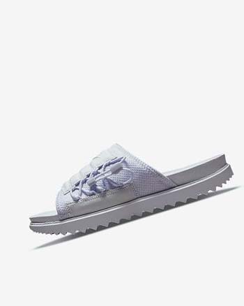 Nike Asuna Print Badslippers Dames Paars Wit Wit | NL_4975