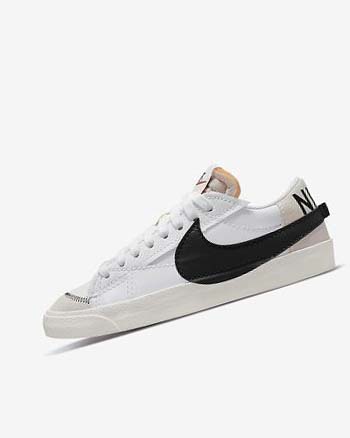 Nike Blazer Low '77 Jumbo Sneakers Heren Wit Wit Zwart | NL_4794