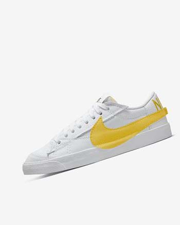 Nike Blazer Low Jumbo Sneakers Heren Wit Zwart Oranje | NL_5361