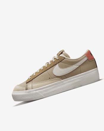 Nike Blazer Low Platform SP Sneakers Dames Khaki Lichtbeige | NL_4787
