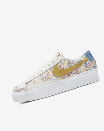 Nike Blazer Low Platform Sneakers Dames Koningsblauw Blauw | NL_2297
