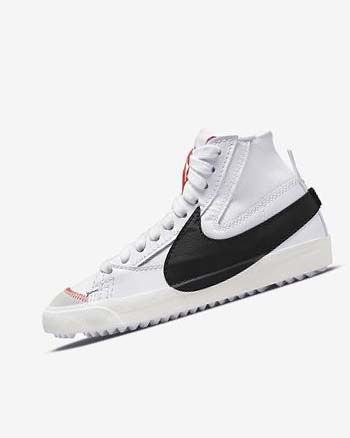 Nike Blazer Mid '77 Jumbo Sneakers Dames Wit Wit Zwart | NL_4502