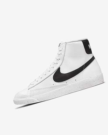 Nike Blazer Mid '77 Next Nature Sneakers Dames Wit Zwart | NL_2301