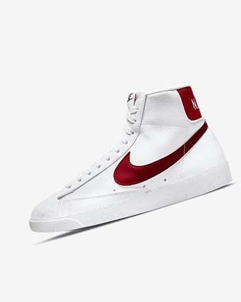 Nike Blazer Mid '77 Next Nature Sneakers Dames Wit Zwart Rood | NL_2458