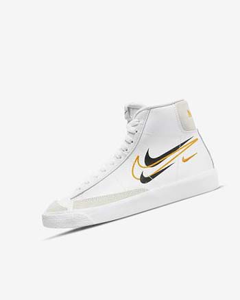 Nike Blazer Mid '77 Sneakers Jongens Wit Zwart Wit | NL_2729