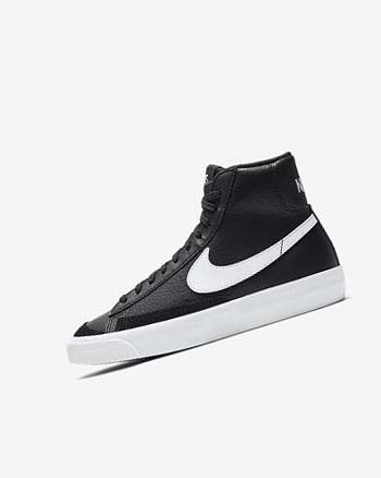 Nike Blazer Mid '77 Sneakers Meisjes Zwart Wit Oranje | NL_2245