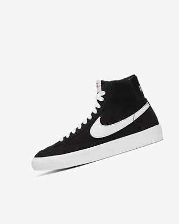 Nike Blazer Mid '77 Suede Sneakers Meisjes Zwart Oranje Wit | NL_2851